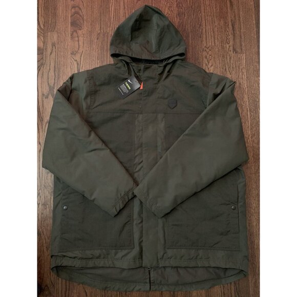 Nike Lebron James Protect Therma Jacket Sequoia Green AT3902 355 Men’s Sz L - Picture 2 of 12